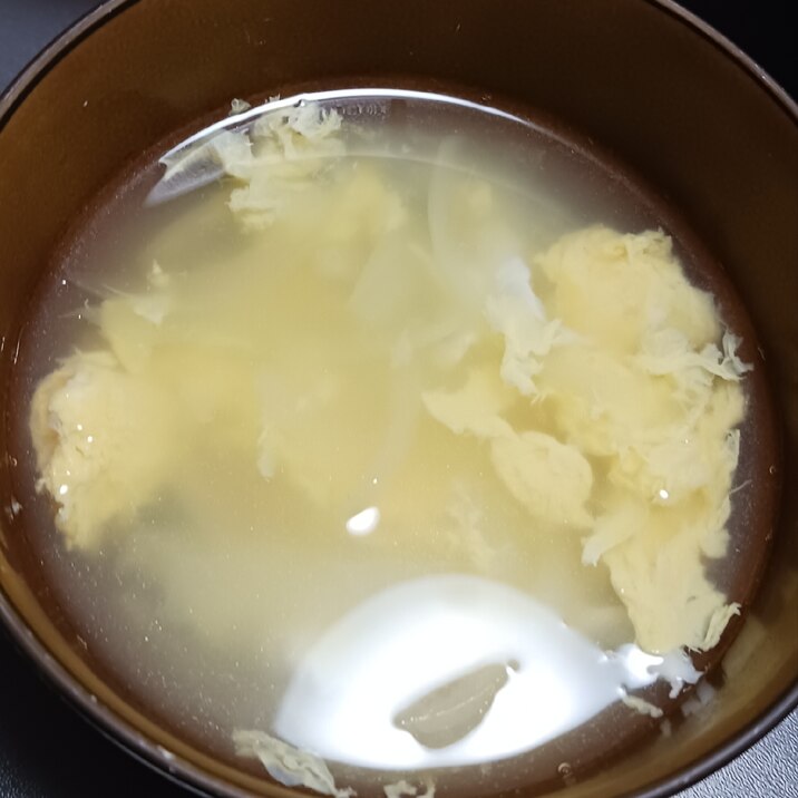 玉ねぎの卵スープ